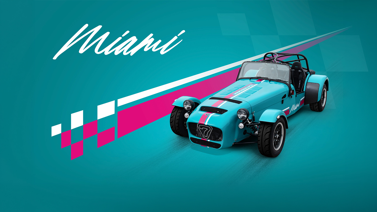 京商「CATERHAM SUPER SEVEN （Racing Screen）」 Our Heritage range returns with the new Super Sevens | Caterham